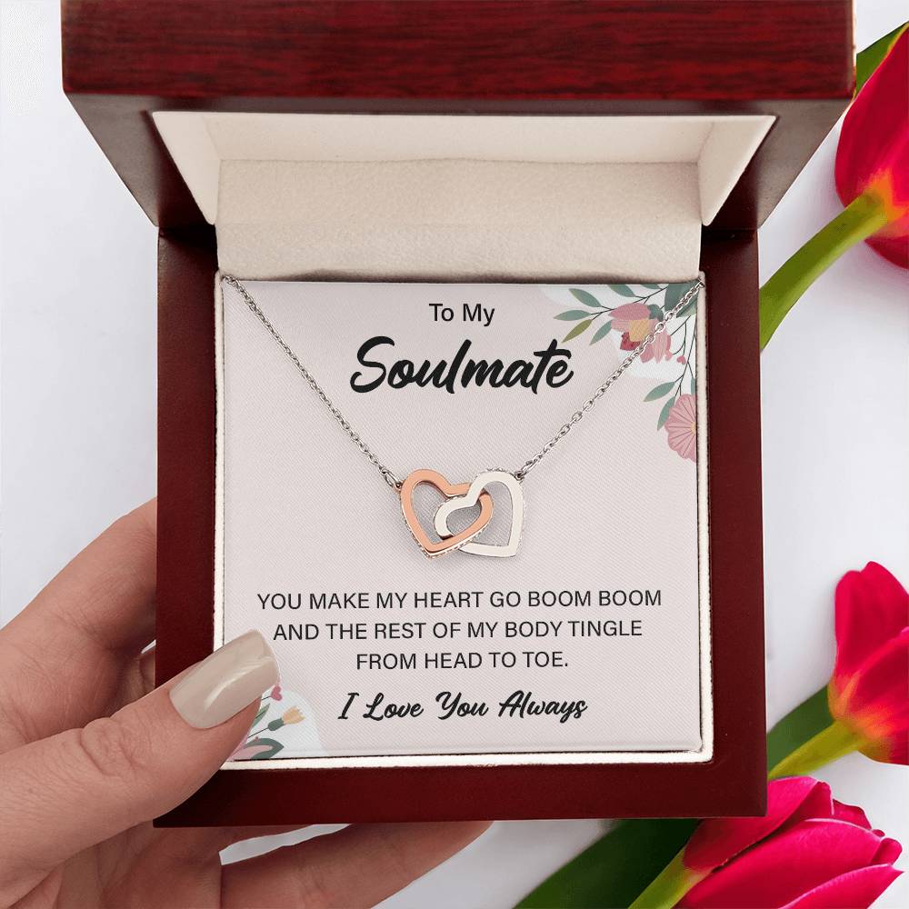 Romantic Soulmate Gift for Girlfriend – Message Card