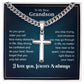 To My Dear Grandson Necklace, Grandson Gifts From Grandma, Grandson Gifts From Grandparents, Nana And Grandson Gifts I Love You Forever And Always.