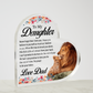 Dad to Daughter Heart Keepsake Gift