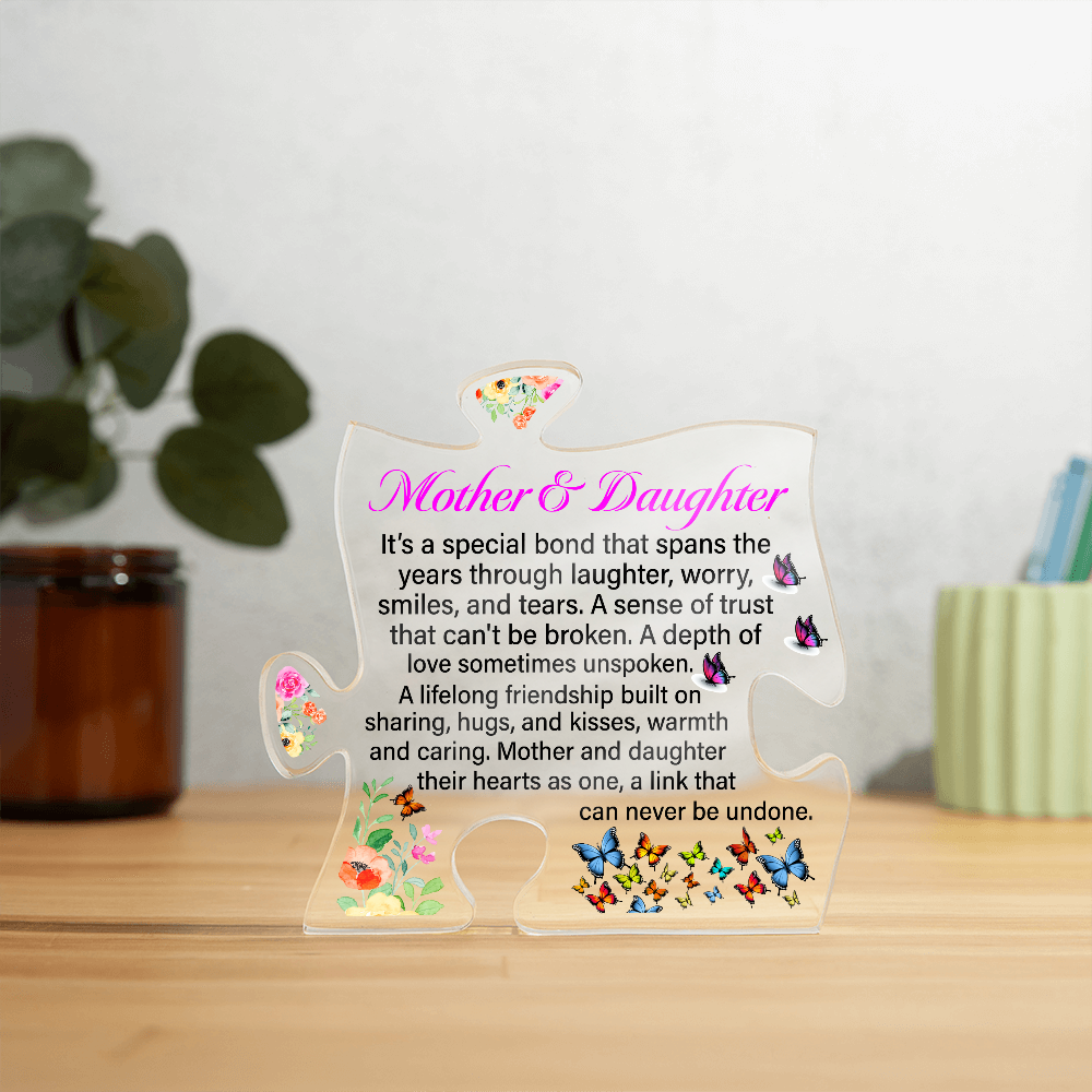 Mother Daughter Puzzle Acrylic Gift