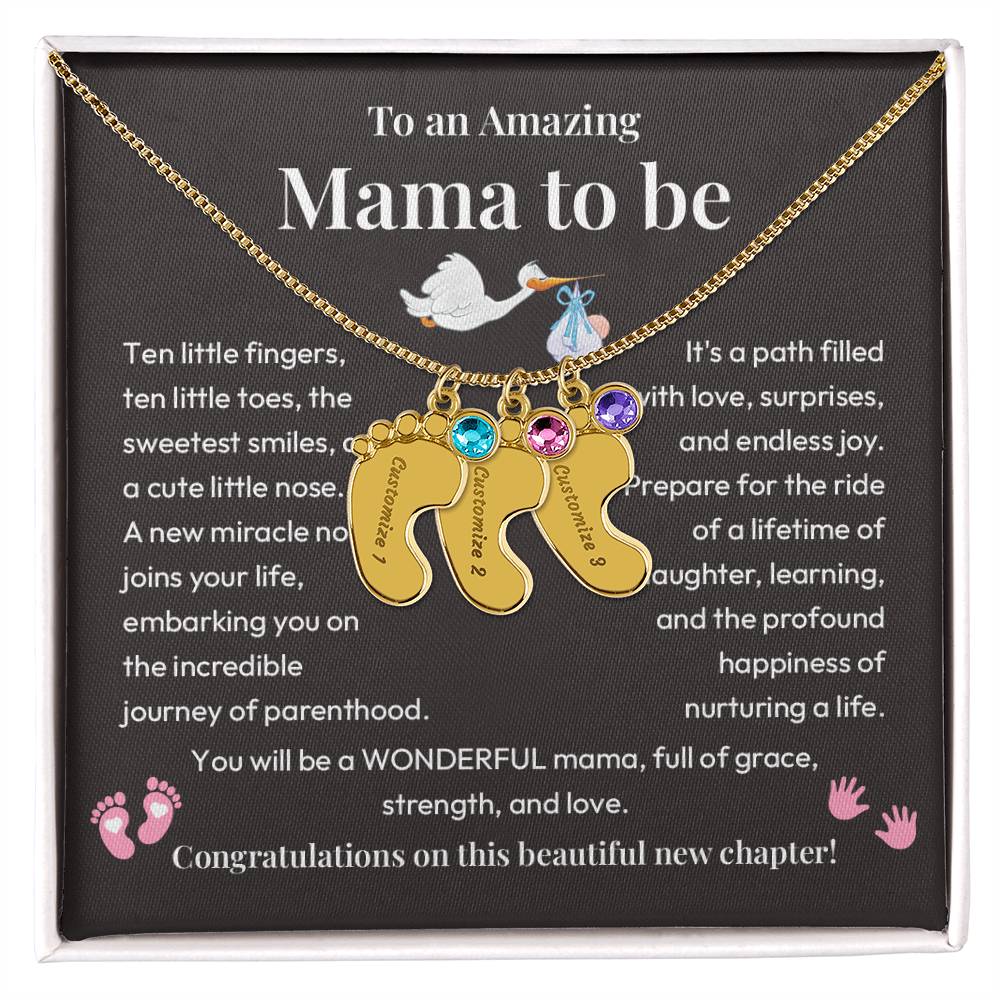To an Amazing Mama to be Ten little fingers,.