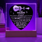To My Soulmate Acrylic- You Are My Always And Forever, My Happily Ever After, Acrylic Plaque With Led Color Changing Option Gift.