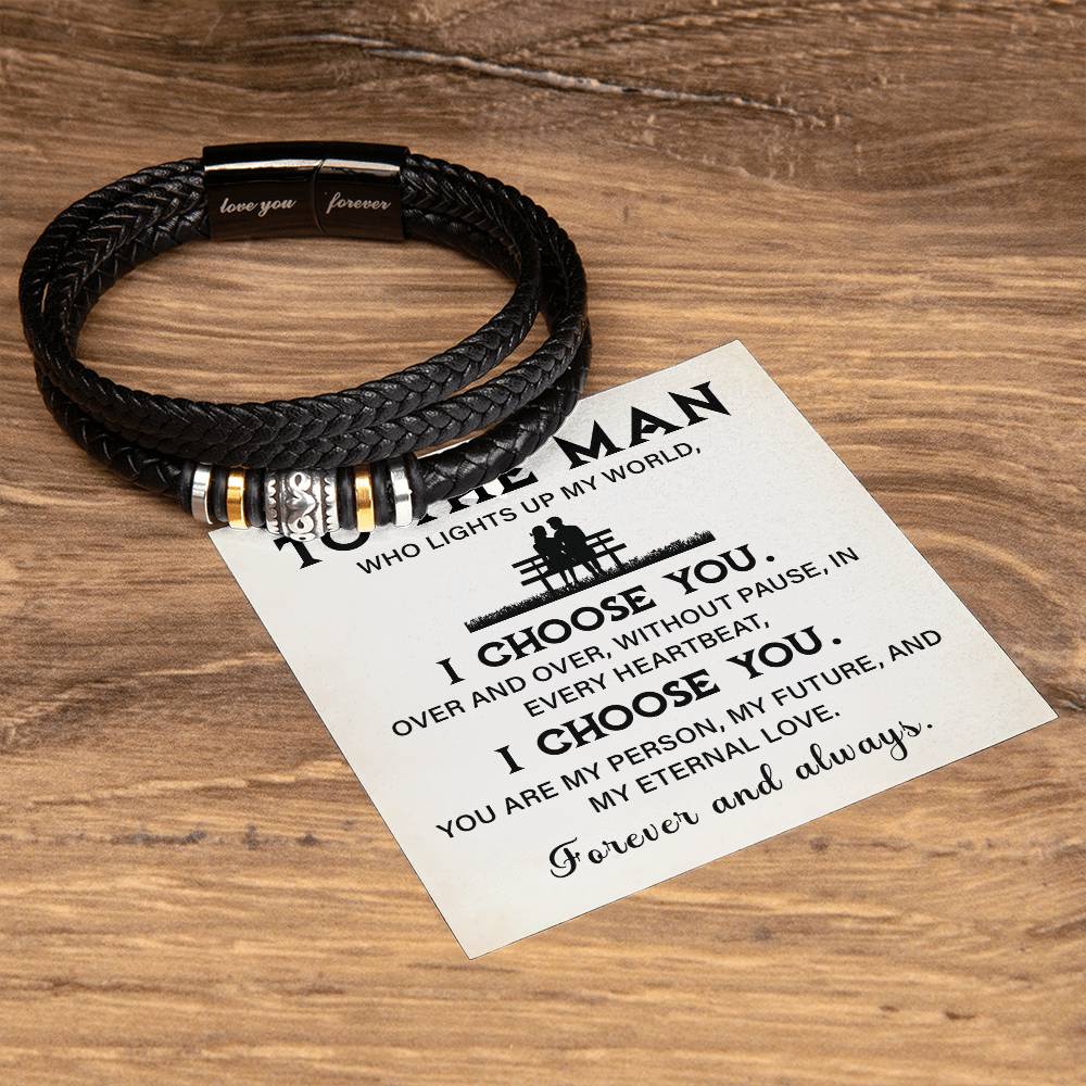 Romantic Bracelet Gift for Boyfriend or Husband