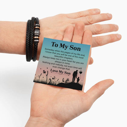 To My Son Bracelet Gift From Father