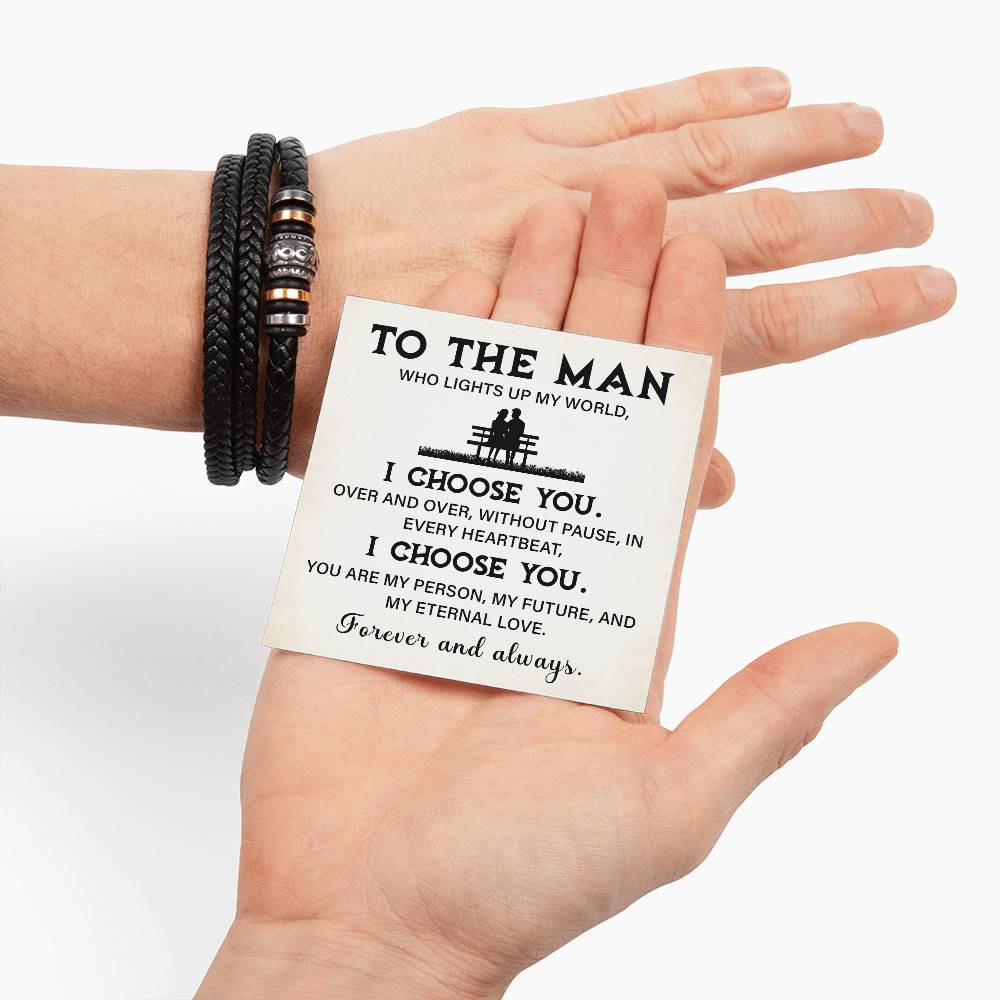 Romantic Bracelet Gift for Boyfriend or Husband