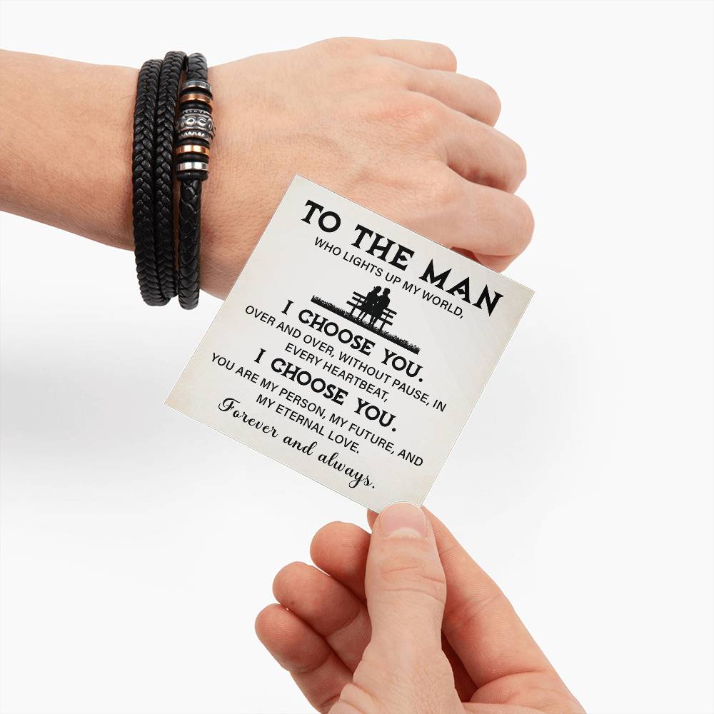 Romantic Bracelet Gift for Boyfriend or Husband