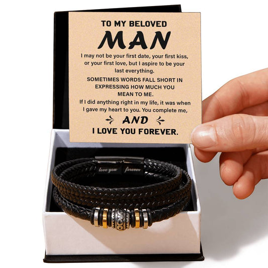 Romantic Bracelet for Boyfriend – Gift Box Included