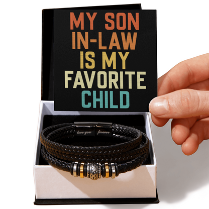 Funny Son-in-Law Gift Bracelet My Son-in-Law Is My Favorite Child