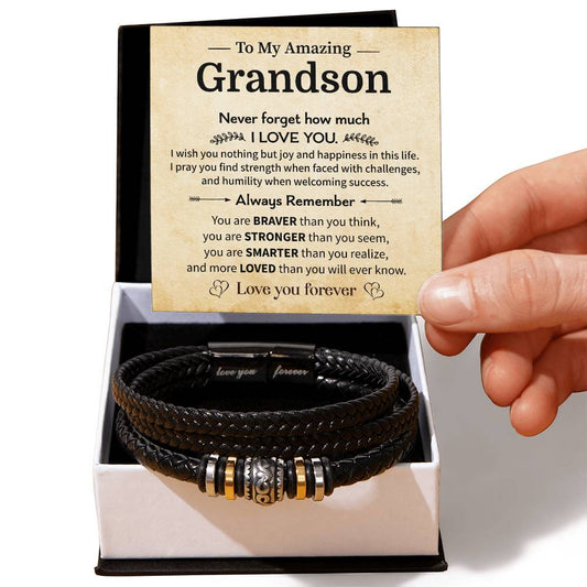 To My Grandson Gift with Encouraging Message