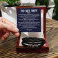 "To My Son - Dance in the Rain - Motivational and Inspirational Love Bracelet"