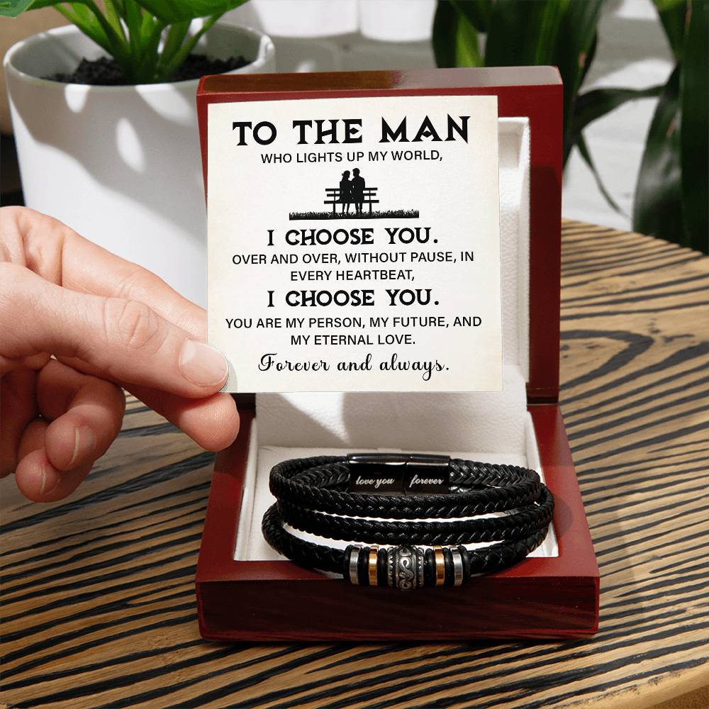 Romantic Bracelet Gift for Boyfriend or Husband