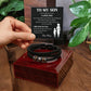 To My Son Leather Bracelet – I Believe in You