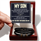 "My Son Bracelet - Unbreakable Bond of Love, Strength, and Pride"