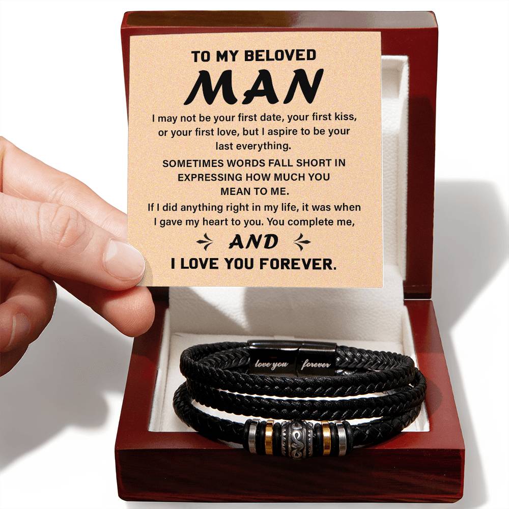 Romantic Bracelet for Boyfriend – Gift Box Included