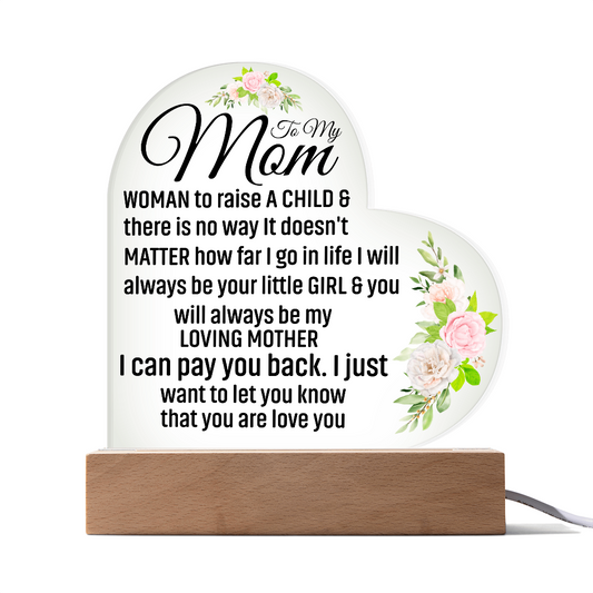 Sentimental Gift for Mother from Daughter Birthday, Mother's Day, or Christmas Gift