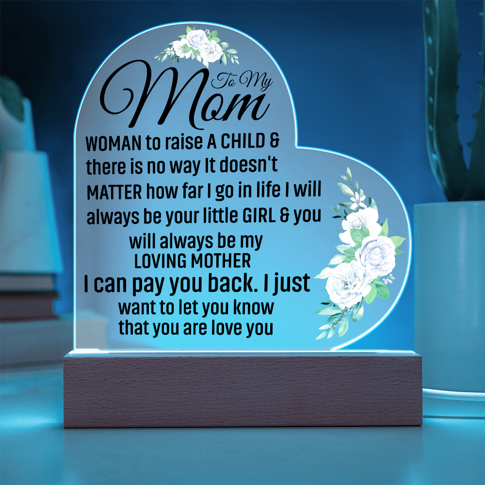 Sentimental Gift for Mother from Daughter Birthday, Mother's Day, or Christmas Gift