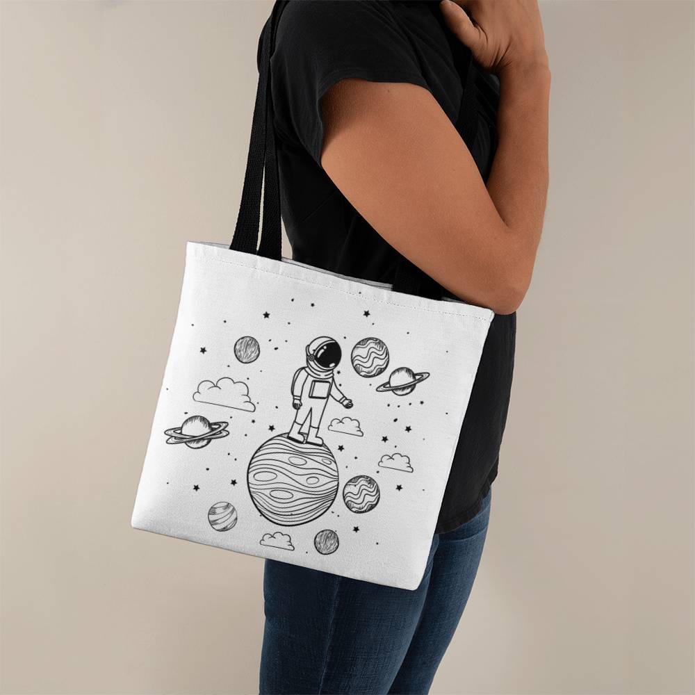 Astronaut On A Planet Toto Bag