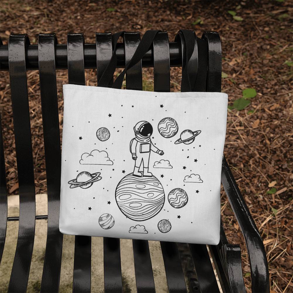 Astronaut On A Planet Toto Bag