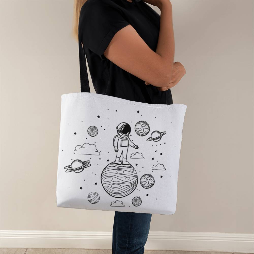 Astronaut On A Planet Toto Bag