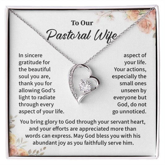 To our pastoral wife in sincere.