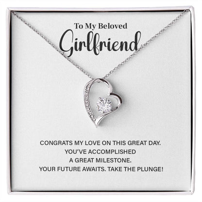 Heart Necklace Graduation Gift for Her