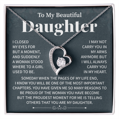 Sentimental Gift for Daughter from Parent with Message Card