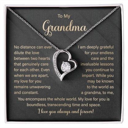 Grandma Necklace Gift from Grandchild for Birthday