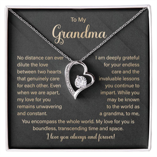 Grandma Necklace Gift from Grandchild for Birthday