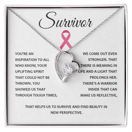 You're A Survivor Survivor Necklace Uplifting Spirit Necklace Meaningful Gift Supportive Gift For Fighters Motivational Jewelry Never Give Up Necklace Cancer Survivor Jewelry Breast Cancer Necklace For Soulmate Stronger Necklace