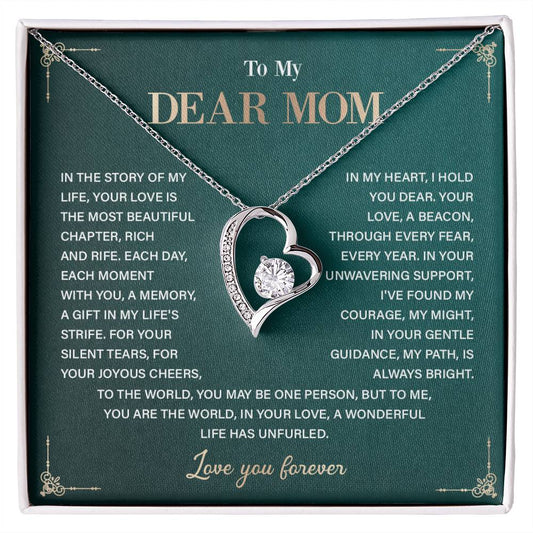 To my dear mom in the story.