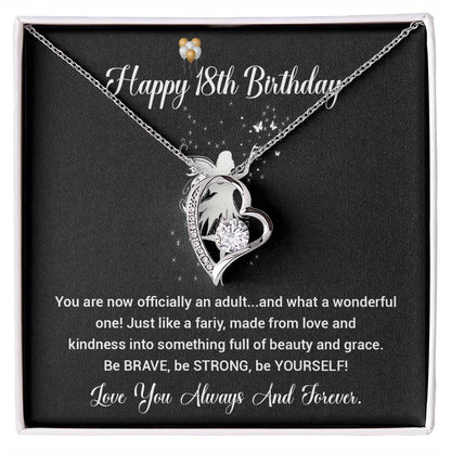 18th Birthday Necklace Gift for Girl – Fairy-Inspired Jewelry Box