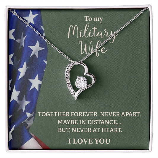 Military Wife Gift from Husband – With Message Card