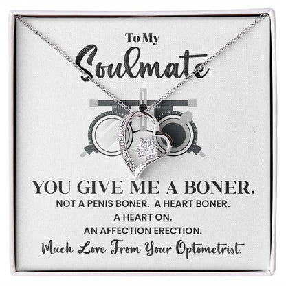 Funny Optometrist Necklace Gift for Soulmate