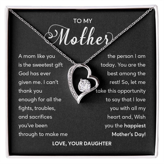 To my mother a mom like you.