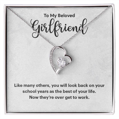 Funny Graduation Necklace Gift for Girlfriend