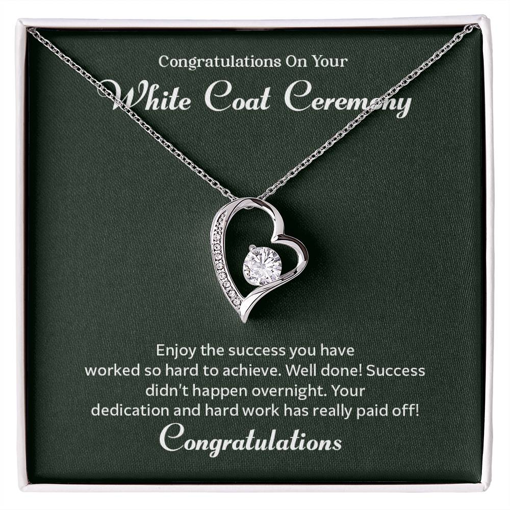 Congratulations On Your White Coat Ceremony Congratulations Necklace Inspirational Jewelry Gift Meaningful Gift For Graduates Proud Of Your Journey Necklace Celebrate Your Success Necklace Emotional Connection Necklace Jewelry For Inspiring Confidence