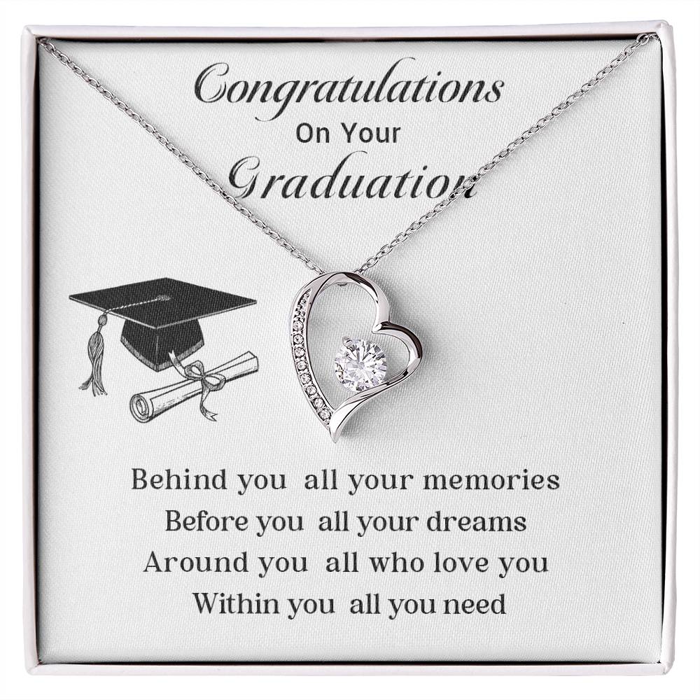 Congratulations On Your Graduation Necklace Graduation Necklace Gift Necklace For Graduate’s Special Day Gift For Graduate’s New Journey Necklace For Graduate’s Memories Gift For Graduate’s Success Emotional Gift For Graduates