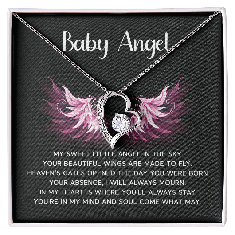 Baby Angel Miscarriage Memorial Necklace For Wife