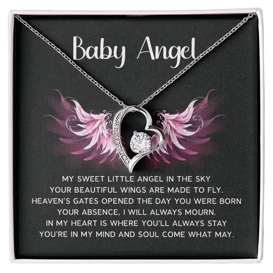 Baby Angel Miscarriage Memorial Necklace For Wife