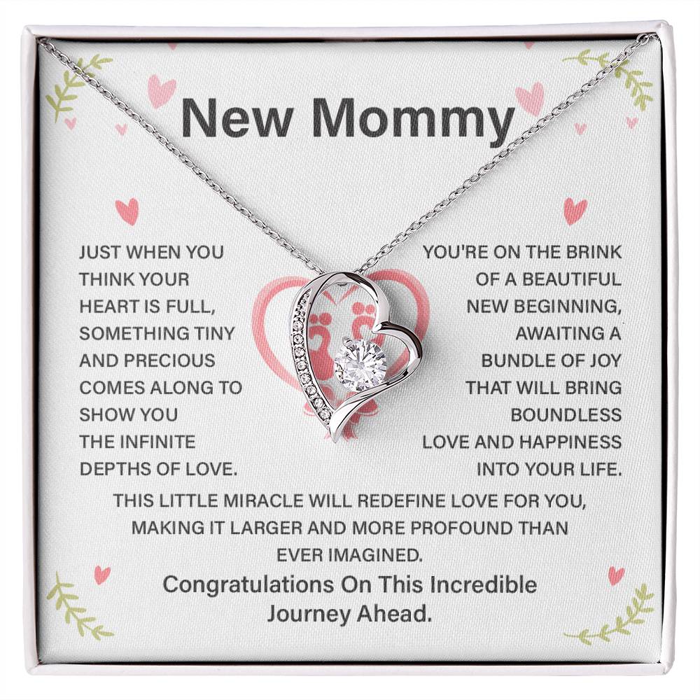 New Mommy Necklace Gift for Expecting Mom