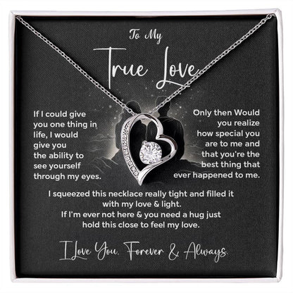 To My True Love  Necklace Gift From Your Husband Stylish Necklace Gift
