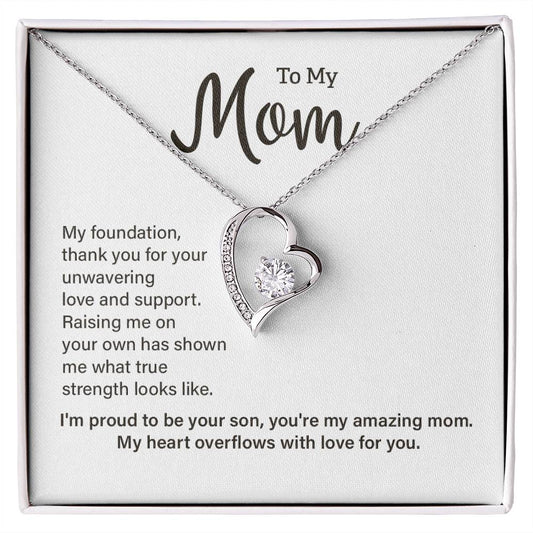 To My mom foundation, thank you.