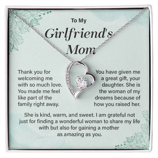 To my Girlfriend's mom Thank you.