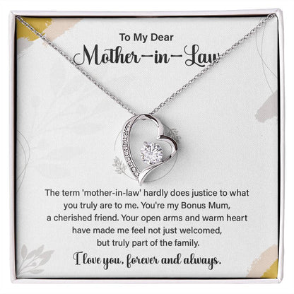 Mother-in-Law Necklace Gift from Daughter-in-Law