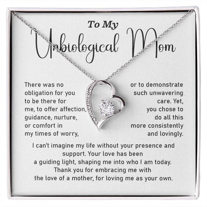 Thank You Gift Necklace for Unbiological Mom – Love Like a Mother