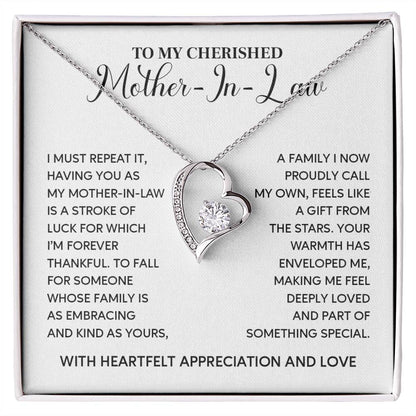 Heartfelt Mother-In-Law Gift from Bride with Appreciation Note