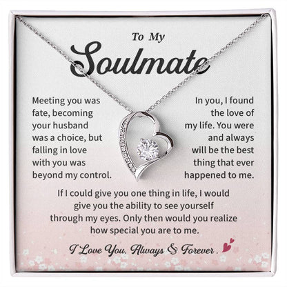 To My Soulmate Necklace Gift From Your Soulmate Unique Necklace Gift