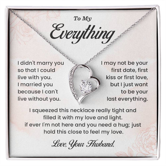 Wife Necklace Gift from Husband – To My Everything