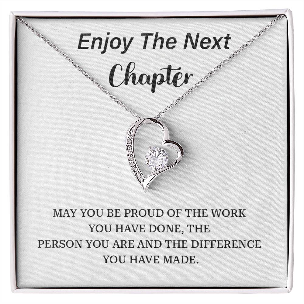 Enjoy The Next Chapter Enjoy The Next Chapter Necklace Gift Jewelry Gift For New Chapter In Life Emotional Gift For Life Change Best Sentimental Gift For Transition Gift For New Chapter In Life Necklace Gift For Celebrating New Chapter Sentimental Jewelry