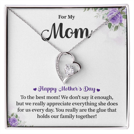 For My Mom, Necklace For Unconditional Love Thank You For Being You Necklace Necklace Of Family Love Gift Of Appreciation Necklace For A Loving Mother Meaningful Gift For Mother's Day Celebrating Our Bond Gift Appreciation Necklace